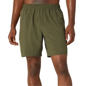 Beyond Yoga Pivotal Performance Short - Beyond Olive 7”